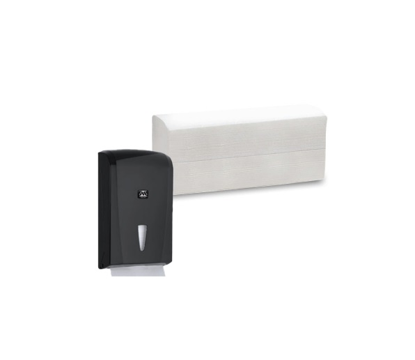 Брисач лист в фолд 100% целулоза 200×20листа